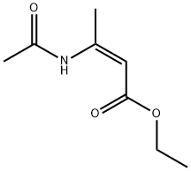 Ethyl cis-3-(acetamido)-2-butenoate Struktur