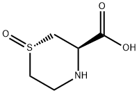 (3R)-3-Carboxythiomorpholine 1-oxide Struktur