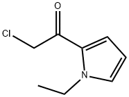 Ethanone, 2-chloro-1-(1-ethyl-1H-pyrrol-2-yl)- (9CI) Struktur