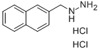 1-((naphthalen-6-yl)methyl)hydrazine dihydrochloride Struktur