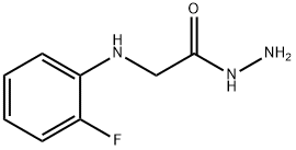 (2-FLUORO-PHENYLAMINO)-ACETIC ACID HYDRAZIDE Struktur