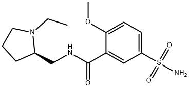 R(+)-SULPIRIDE Struktur