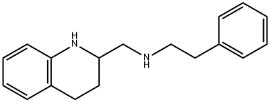 1,2,3,4-Tetrahydro-N-phenethyl-2-quinolinemethanamine Struktur