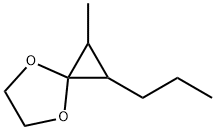 4,7-Dioxaspiro[2.4]heptane,  1-methyl-2-propyl- Struktur