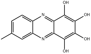 7-Methyl-1,2,3,4-phenazinetetrol Struktur