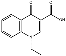 1-ethyl-4-oxo-1,4-dihydroquinoline-3-carboxylic acid(SALTDATA: FREE) Struktur