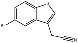 5-BROMO-3-CYANOMETHYL-BENZO[B]THIOPHENE Struktur