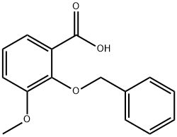 2-(benzyloxy)-3-methoxybenzoic acid Struktur