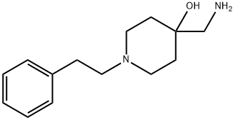 4-(aminomethyl)-1-phenethylpiperidin-4-ol Struktur