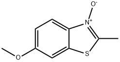 Benzothiazole, 6-methoxy-2-methyl-, 3-oxide (8CI) Struktur