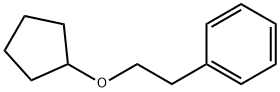 Benzol, [2-(cyclopentyloxy)ethyl]- Struktur