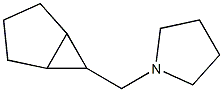 Pyrrolidine, 1-(bicyclo[3.1.0]hex-6-ylmethyl)-, endo- (8CI) Struktur