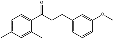 2',4'-DIMETHYL-3-(3-METHOXYPHENYL)PROPIOPHENONE Struktur