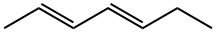 (2E,4E)-2,4-Heptadiene Struktur