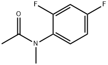 N-(2,4-DIFLUOROPHENYL)-N-METHYLACETAMIDE Struktur