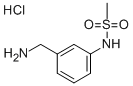 3-(Methylsulfonylamino)benzylamine Hydrochloride Struktur