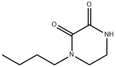 2,3-Piperazinedione,1-butyl-(7CI,9CI) Struktur