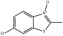 Benzothiazole, 6-chloro-2-methyl-, 3-oxide (8CI) Struktur