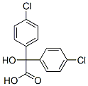 4,4'-dichlorobenzilic acid Struktur