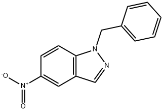 1-BENZYL-5-NITRO-1H-INDAZOLE Struktur