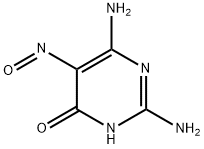 2,4-DIAMINO-6-HYDROXY-5-NITROSOPYRIMIDINE Struktur