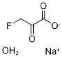 3-Fluoro-2-oxopropanoic acid, sodium salt monohydrate, 3-Fluoropyruvic acid, sodium salt monohydrate Struktur