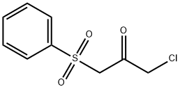 3-Chloro-1-phenylsulfonyl-2-propanone Struktur