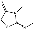 4-Thiazolidinethione,  3-methyl-2-(methylimino)- Struktur