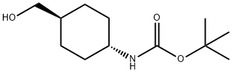 反-(4-羥甲基)環(huán)己基氨基甲酸叔丁酯 結(jié)構(gòu)式