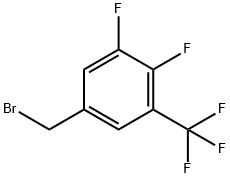 3,4-DIFLUORO-5-(TRIFLUOROMETHYL)BENZYL BROMIDE Struktur