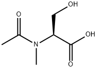 L-Serine, N-acetyl-N-methyl- (9CI) 結(jié)構(gòu)式