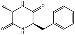 (2R,5S)-2-Benzyl-5-methylpiperazine-3,6-dione Struktur