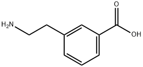 3-(2-AMINOETHYL)BENZOIC ACID Struktur