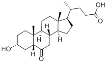 3-ALPHA-HYDROXY-6-KETOCHOLANIC ACID Struktur