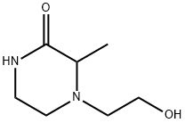 Piperazinone, 4-(2-hydroxyethyl)-3-methyl- (9CI) Struktur