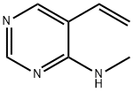 Pyrimidine, 4-(methylamino)-5-vinyl- (8CI) Struktur