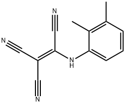 2-(2,3-Xylidino)-1,1,2-ethenetricarbonitrile Struktur