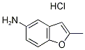 2-METHYL-BENZOFURAN-5-YLAMINE HYDROCHLORIDE Struktur