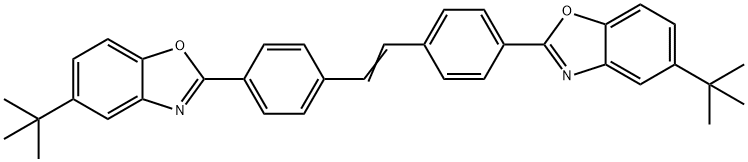 2,2'-(Vinylenedi-p-phenylene)bis[5-tert-butylbenzoxazole] Struktur