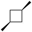 Cyclobutane, 1,3-dimethyl-, cis- Struktur