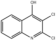 2,3-Dichloroquinolin-4-ol Struktur