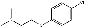 2-(4-chlorophenoxy)-N,N-dimethylethanamine Struktur