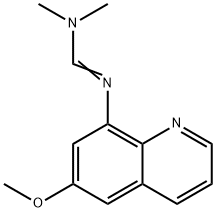 8-(Dimethylamino)methyleneamino-6-methoxyquinoline Struktur