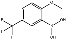 2-METHOXY-5-TRIFLUOROMETHYLPHENYLBORONIC ACID Struktur