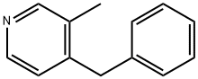 4-benzyl-3-methylpyridine Struktur