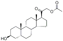 (3α,5β)-Tetrahydro 11-Deoxycorticosterone 21-Acetate Struktur