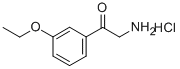 2-AMINO-3'-ETHOXYACETOPHENONE HYDROCHLORIDE Struktur