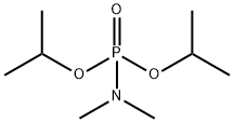 Dimethylaminophosphonic acid diisopropyl ester Struktur