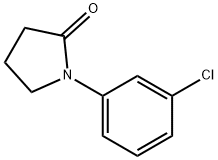 1-(3-Chlorophenyl)pyrrolidin-2-one Struktur