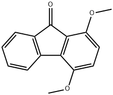 1,4-dimethoxy-9H-fluoren-9-one Struktur